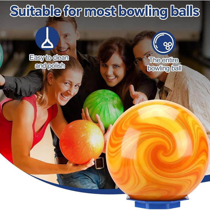 Bowling Ball Polishing Kit – wiederverwendbar, professionell, Zubehör, Bowling-Reiniger mit Material