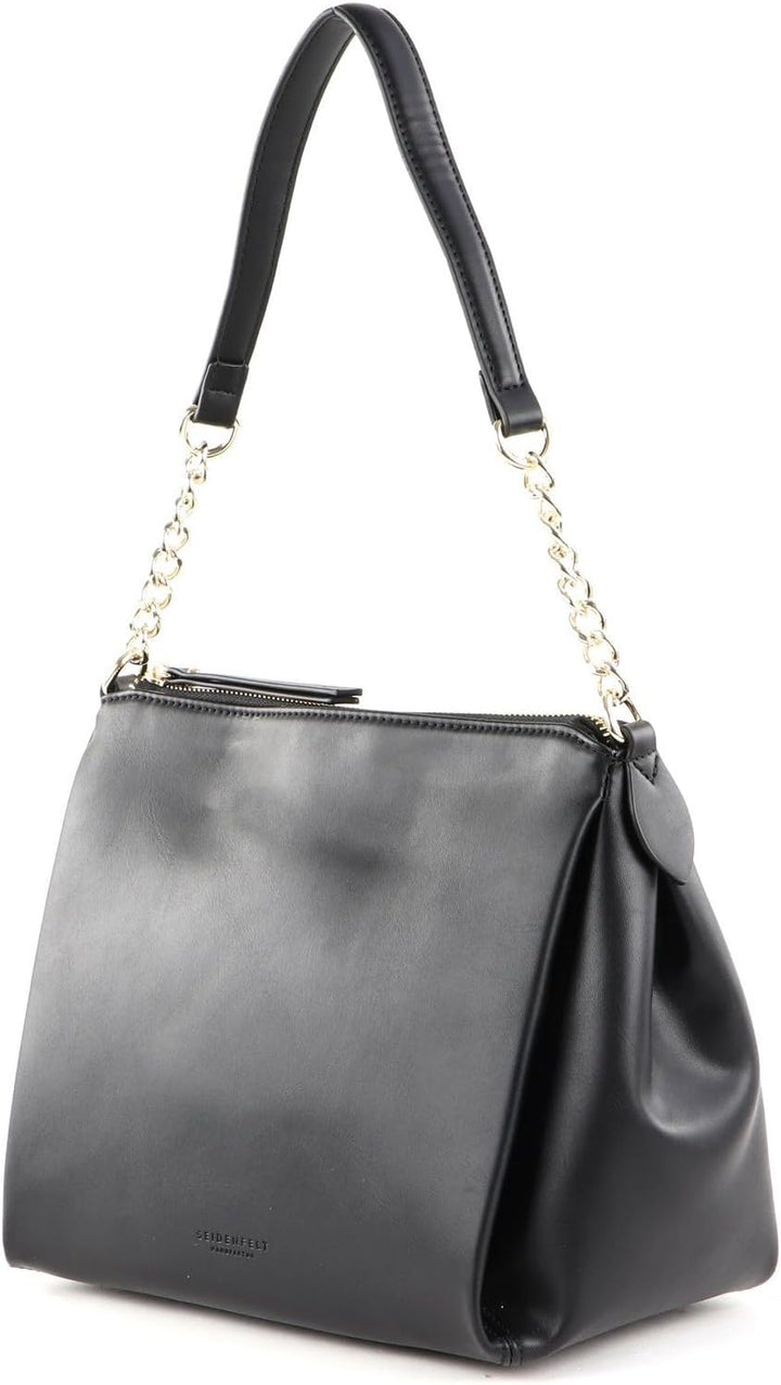 SEIDENFELT MANUFAKTUR Bjerka Hobo Black/Gold