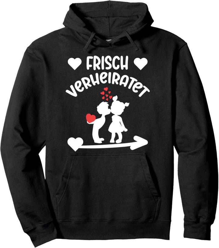 Frisch verheiratet Ehe Flitterwochen Pullover Hoodie