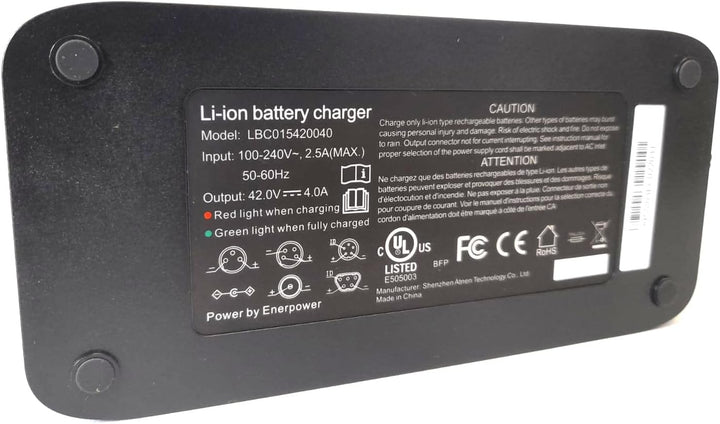 Enerpower Ladegerät 42V 4A für BionX Akkus 36V-37V 2300, 3195, 3741, 3194, PL 250 HT ersetzt KTM HP8