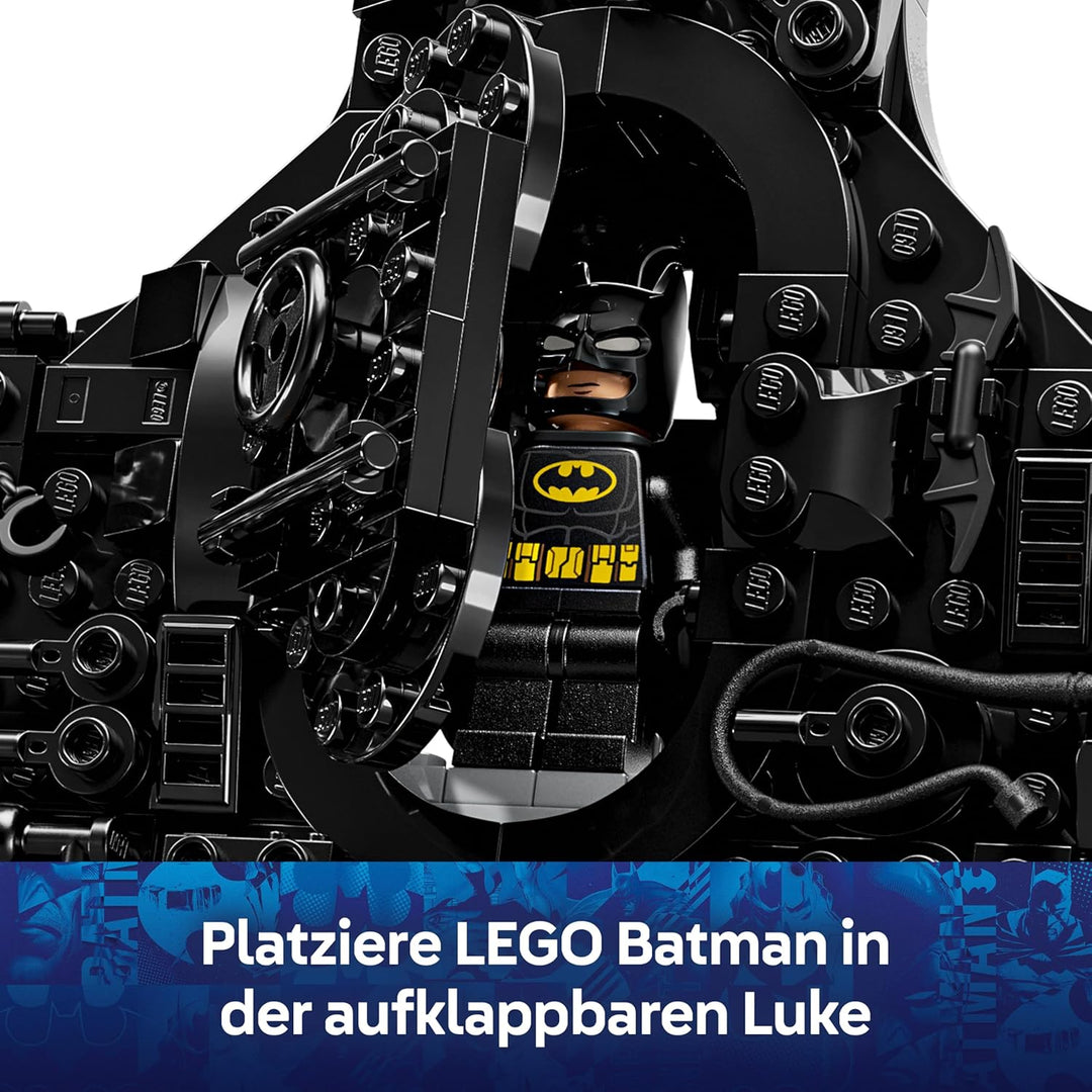 LEGO DC Batman: Batman Logo - Superhelden Spielzeug mit Minifiguren - Kreativer Modellbau für Jungen