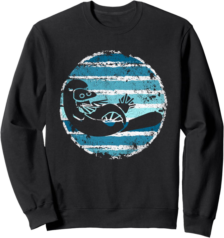Retro Platypus Tier - Vintage Schnabeltier Sweatshirt