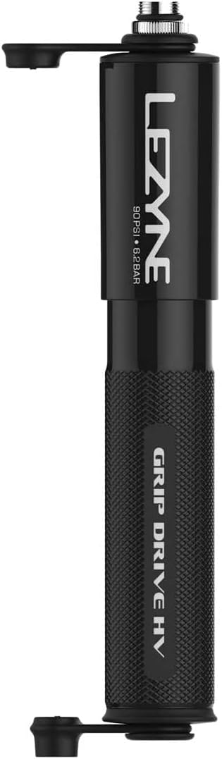 Lezyne Minipumpe Grip Drive HV M (230mm) Schwarz, M (230mm) Schwarz