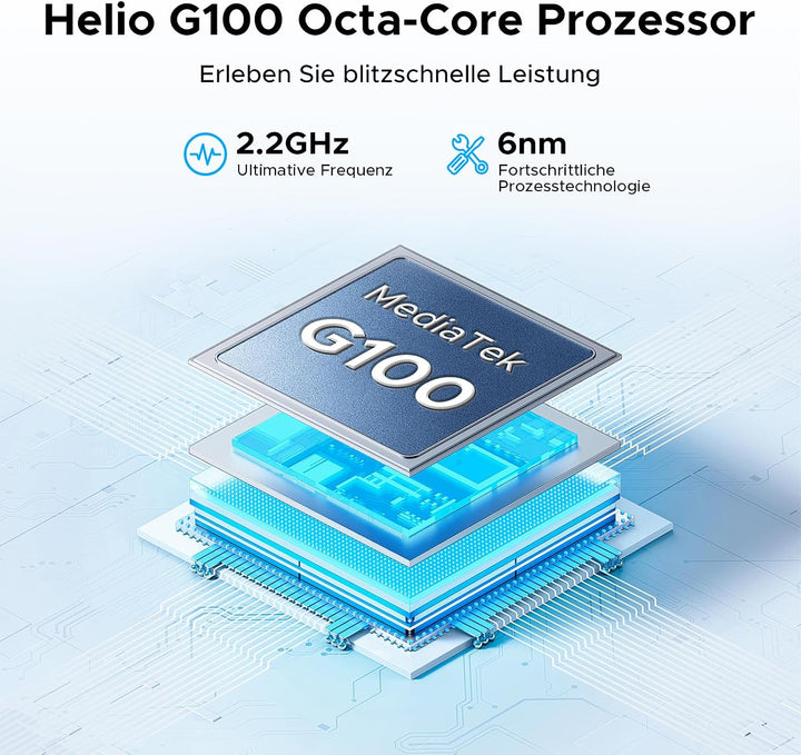Tab E3 Max Android 15 Tablet 14 Zoll Gemini AI 13500mAh Grosser Helio G100 Octa Core 32GB RAM+256GB
