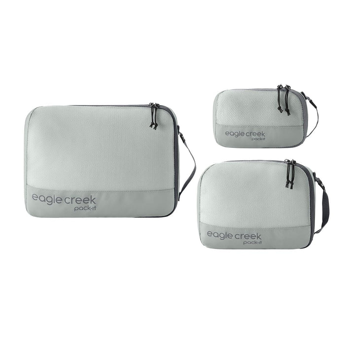 Eagle Creek Pack-It Reveal Packwürfel Set XS/S/M I 3er Set mit Mesh-Sichtfenster I Für Kofferorganis