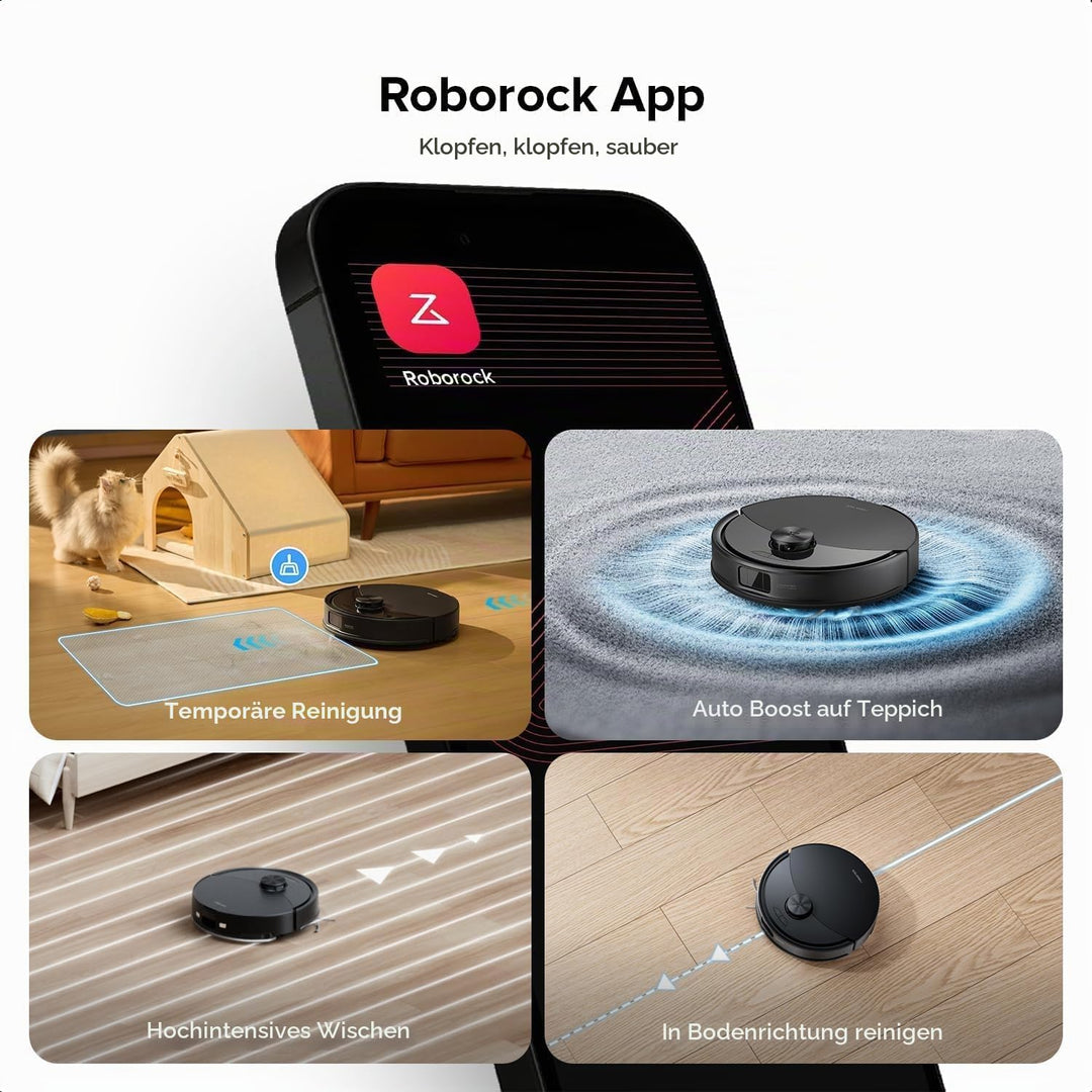roborock Q10 VF Saugroboter und Wischroboter, 10000Pa, Auto-Lifting Mop Q10 VF（S8 Upgraded version）