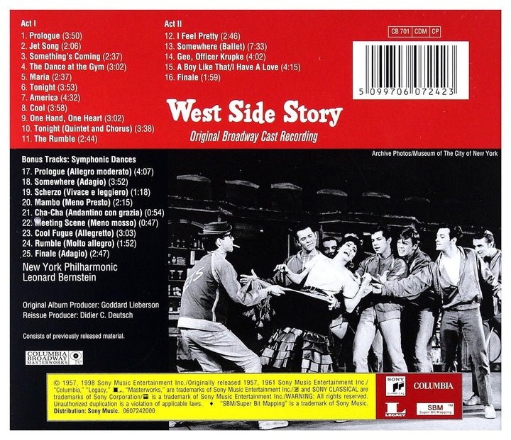 West Side Story, Audio-CD
