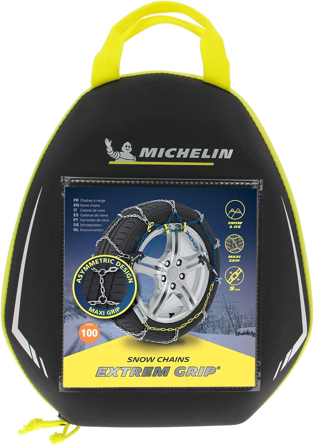 MICHELIN Schneeketten Extrem Grip, selbstblockierende Spannung, Nr. 100 N°100, N°100