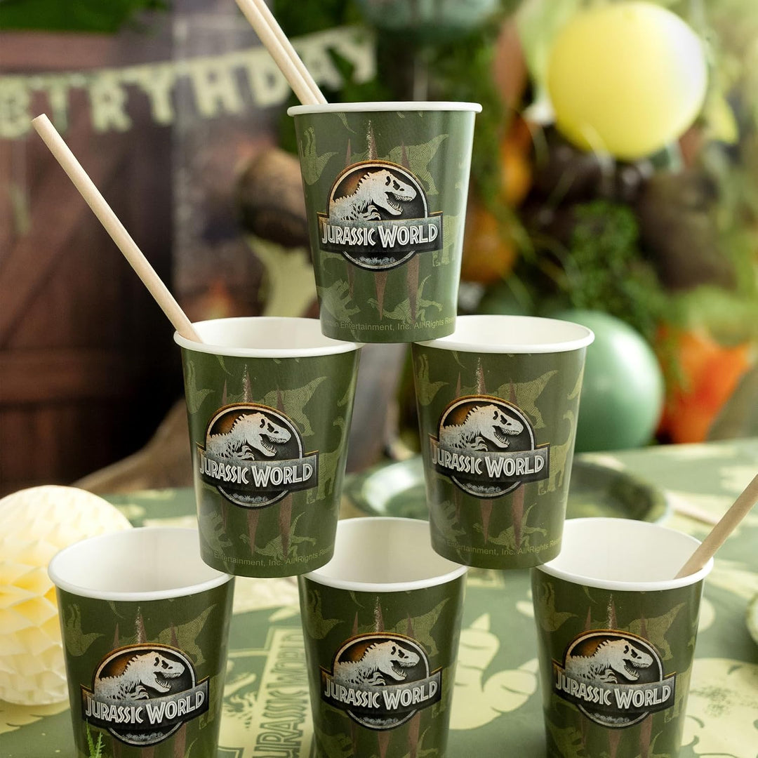 Jurassic World Party-Deko-Set 46-teilig – Tisch- &amp; Raumdekoration &amp; Zubehör – Partyzubehör Geburtsta