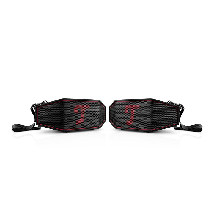Teufel ROCKSTER Cross 2 Stereo Speaker Set Tragbarer Bluetooth Lautsprecher Black &amp; Red ROCKSTER CRO