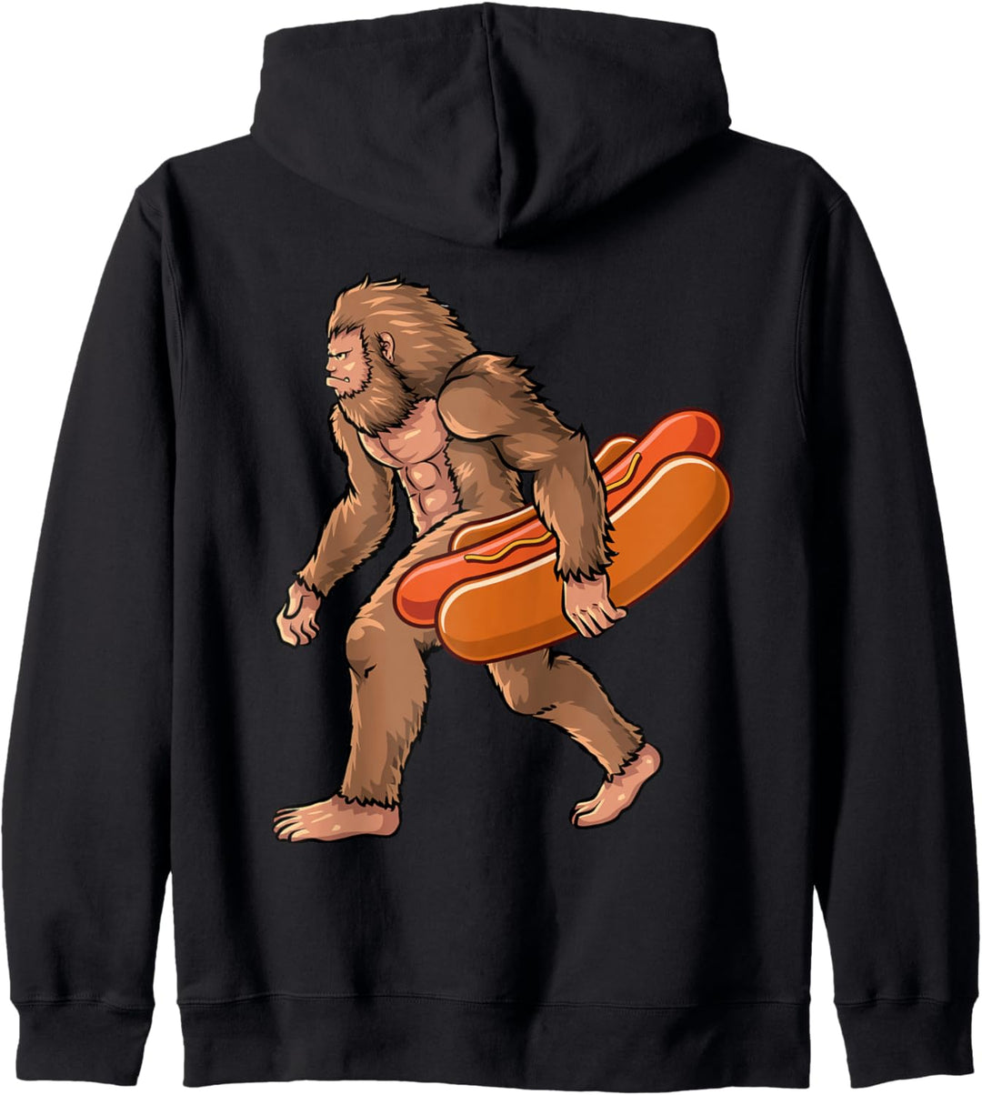 Bigfoot Hot Dog Kids Men Apparel Hotdog Big Foot Sasquatch Kapuzenjacke