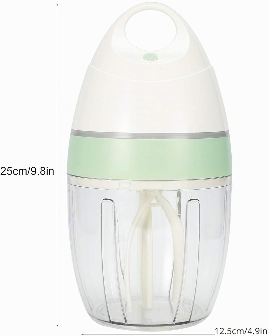 Alvinlite 900 ml Kleiner Stand-Eiermixer, elektrischer Schneebesen, Mini-Mixer-Schaumer perfekt für