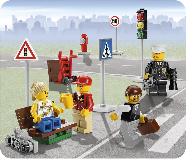 LEGO City 8401 - Minifiguren und Strassenschilder