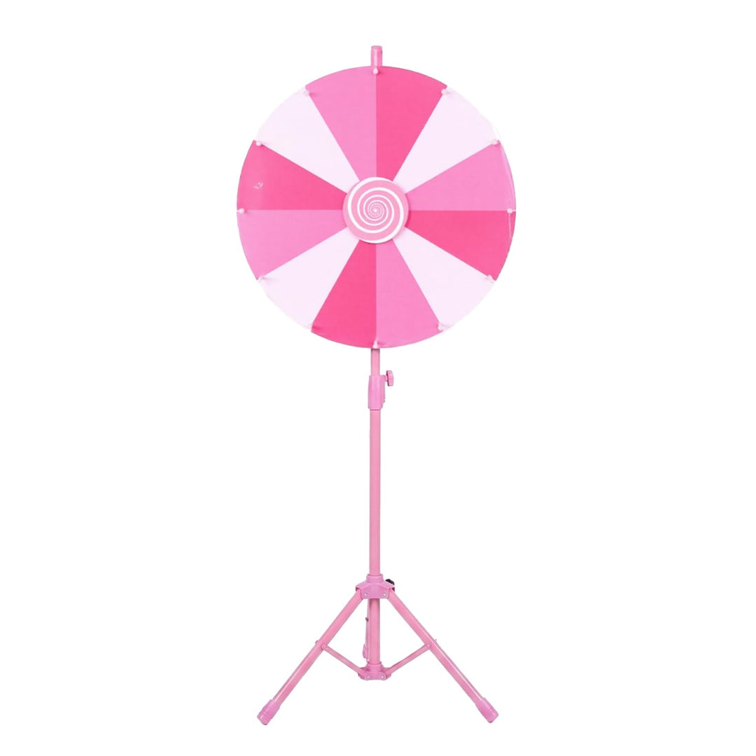 GOPLUS 60cm Glücksrad mit höhenverstellbarem Stativ und 12 Fächern