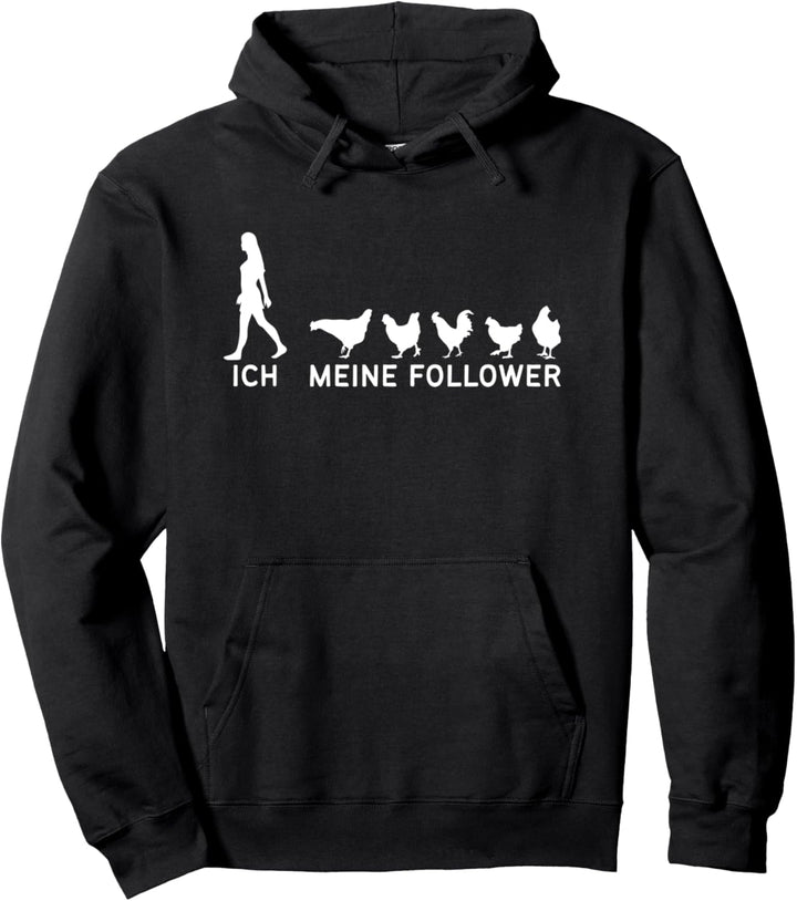 My Follower Hühnerzubehör Hühnerbesitzer mit Hühnerfutter Pullover Hoodie