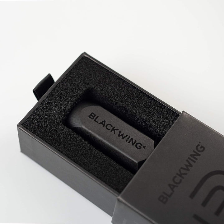 Blackwing One-Step Long Point Spitzer Bleistift Anspitzer einstufig schwarz aus Metall