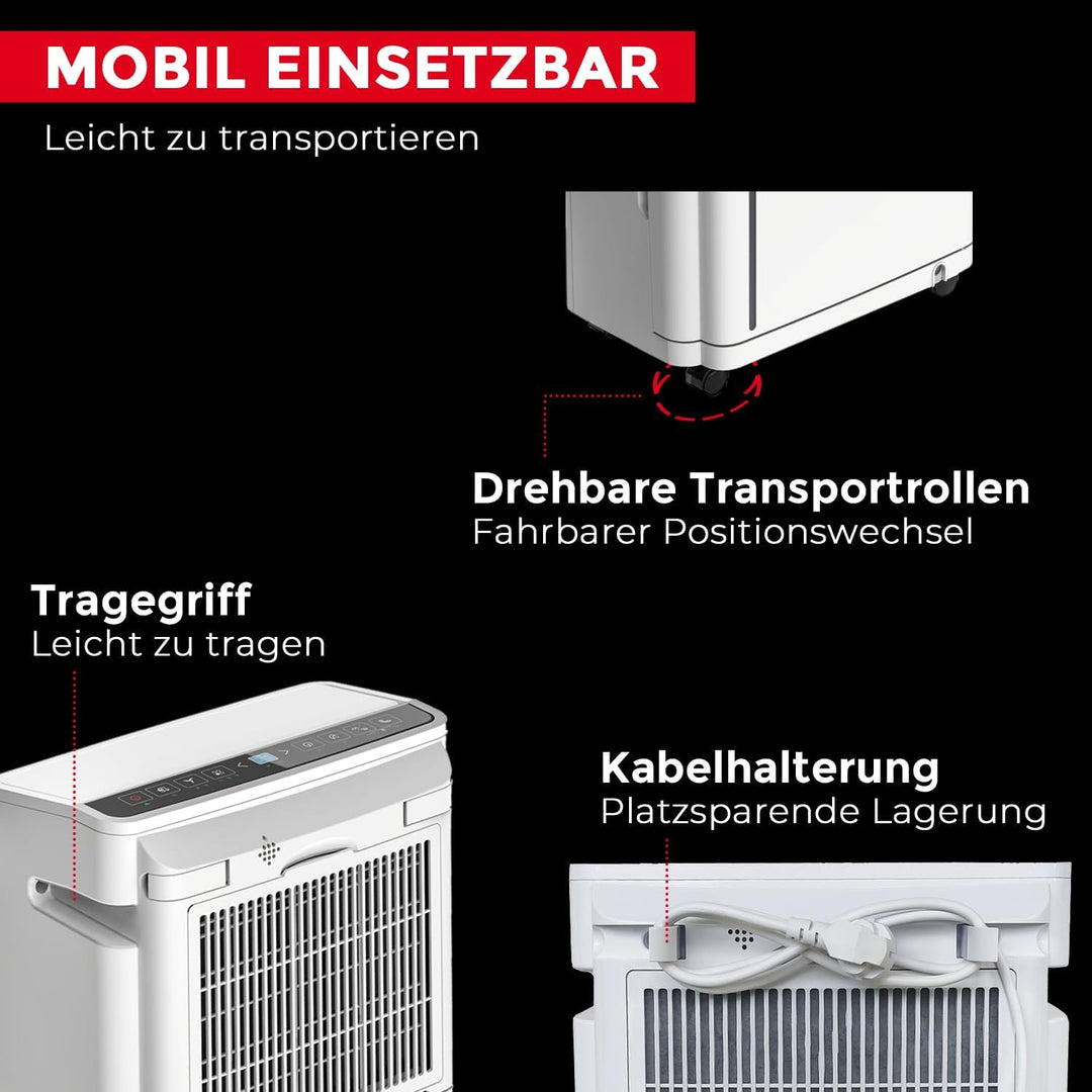 alfda AEF2000W Luftentfeuchter 20 L/Tag mit App-Steuerung 20 Liter/Tag + APP-Steuerung, 20 Liter/Tag