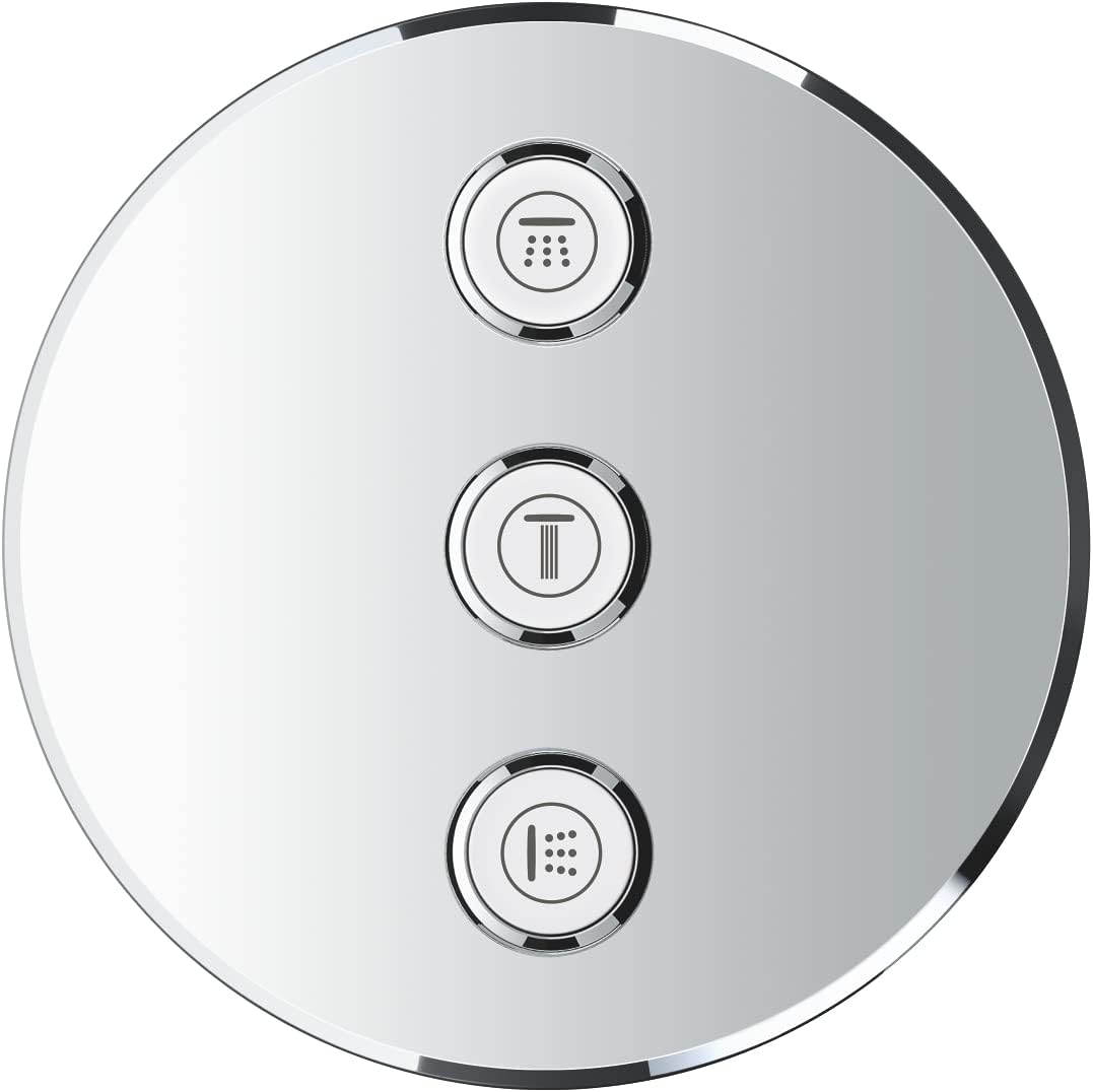 GROHE Grohtherm SmartControl | Brause- &amp; Duschsystem - Thermostaterweiterung mit 3-fach Unterputzven