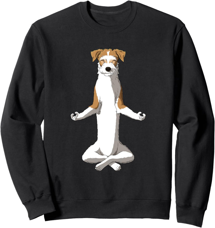 Yoga Hund Kromfohrländer Sweatshirt
