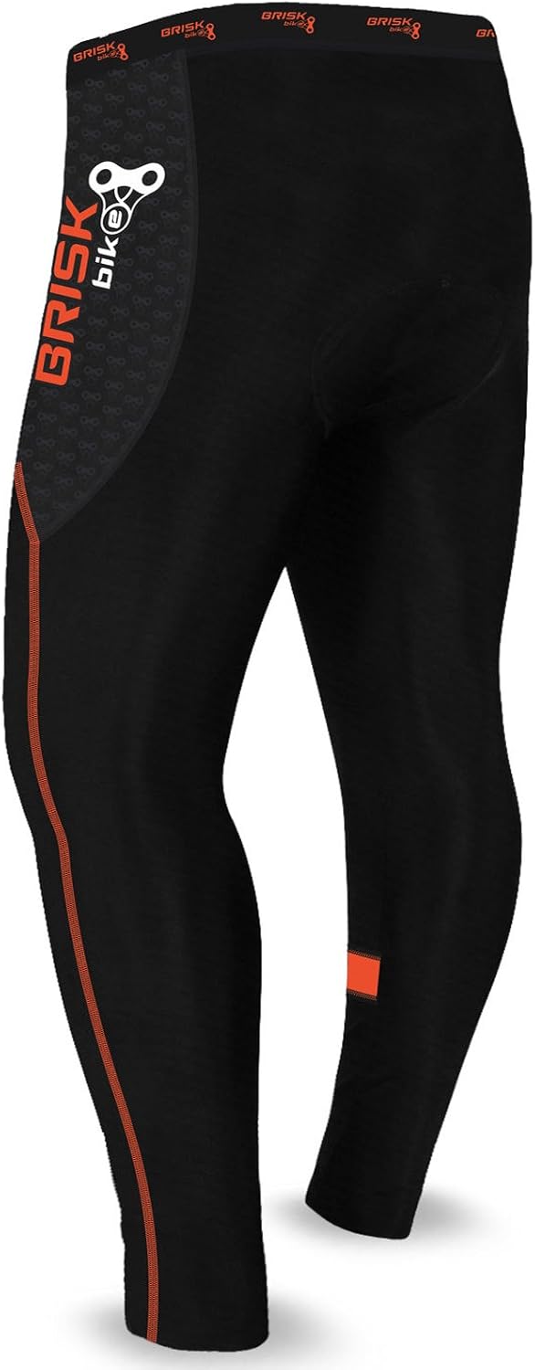 Brisk Bike Fahrradhose Herren Fahrradhose Herren lang mit Cool Gel-Polsterung im Inneren Fahrradhose