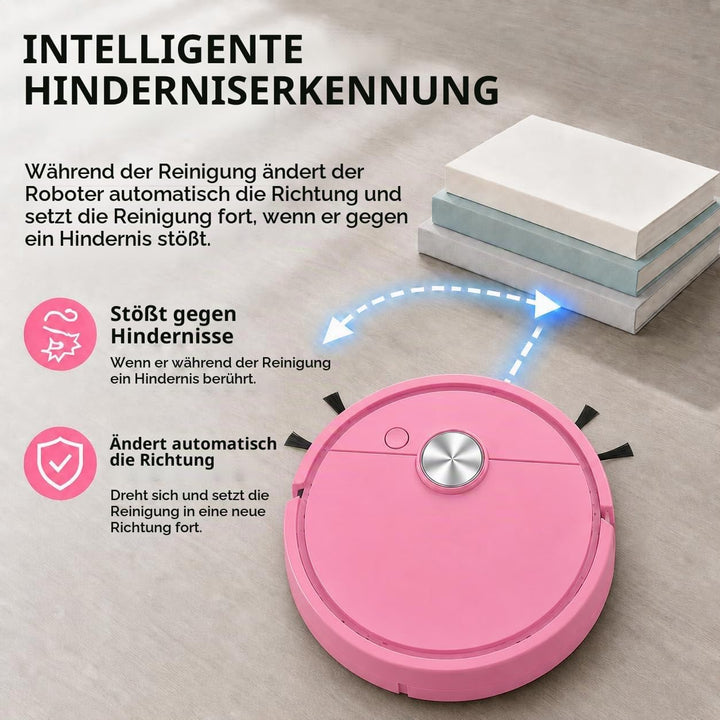 Mini Saugroboter, Mini staubsauger Roboter, Kleiner Saugroboter, Staubsaugerroboter für Auto, 3-in-1