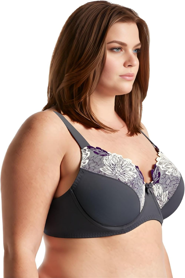 Curve Muse Minimizer Bügel Ungefütterte BHS- x3 85C Buttermilch, Grau(2er Pack), 85C Buttermilch, Gr