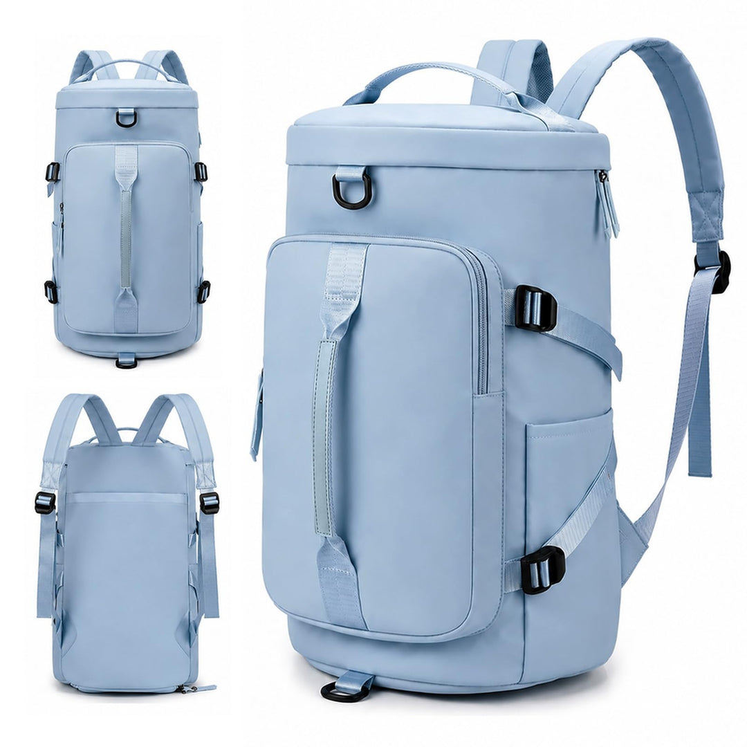 Sporttasche mit Rucksackfunktion, Reisetasche Gross für Damen und Herren, Weekender mit Schuhfach, S