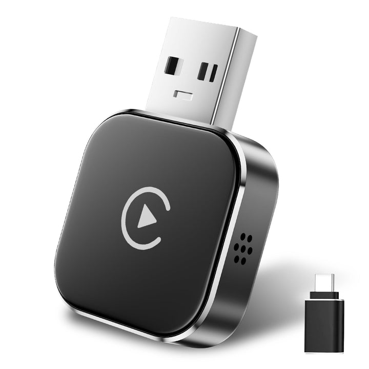 2026 Wireless Carplay &amp; Android Auto Adapter 2-in-1, 2.4+5.0 GHz WiFi Android Auto Adapter, Plug and