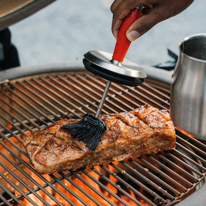 Kamado Joe® Krafted™ Brattopf aus Stahl mit Silikonpinseldeckel und luftdichtem Aufbewahrungsdeckel