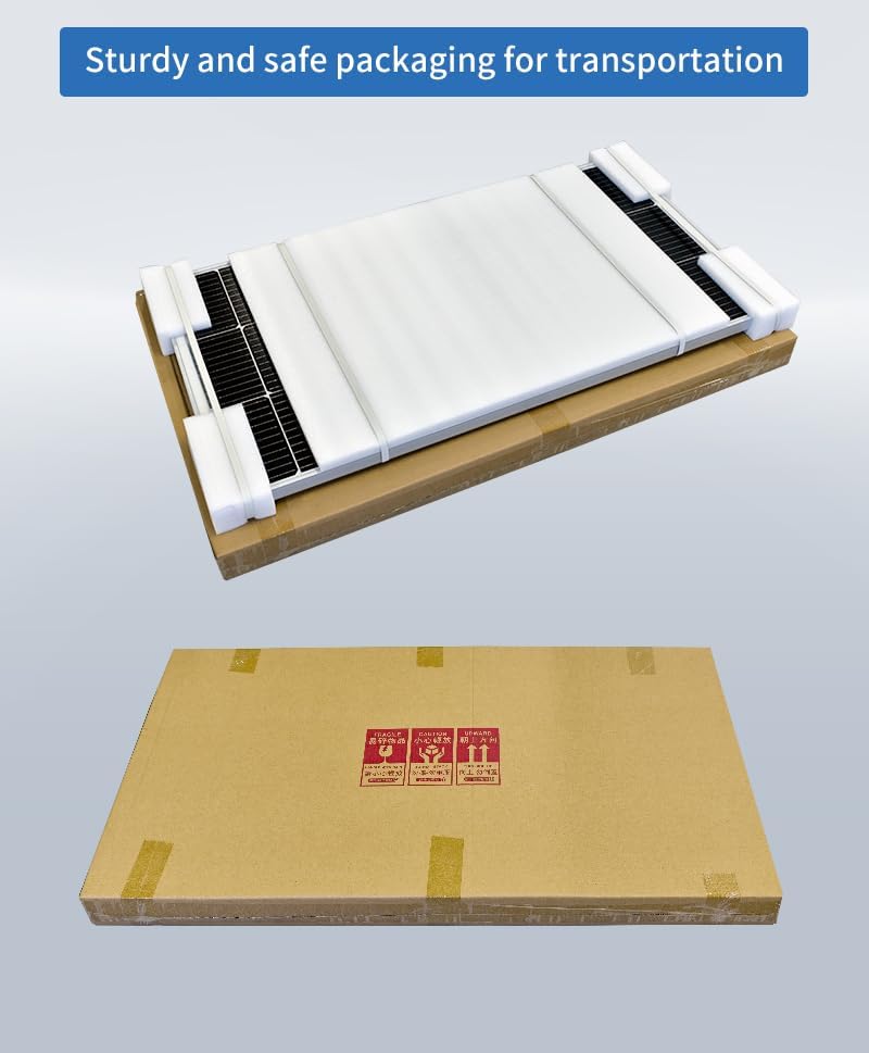 Anern Solarpanel 100W 18V Monokristallin(Hohe Leistung) Für 12V Kfz Batterie, AGM, Gelbatterie ideal