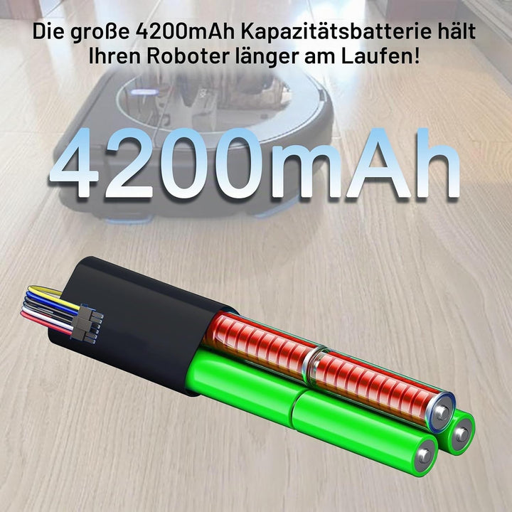 14,4 V Lithium-Ionen-Ersatzakku Kompatibel mit Neato, Akku für Neato Botvac D3 D4 D5 D6 D7 D3+ D5+ D