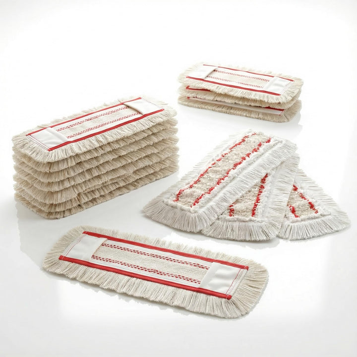 Wischmopp Set für Krankenhäuser und Hospitals, Profi-Moppbezüge, Moppbezüge für Mopphalter, Schlinge