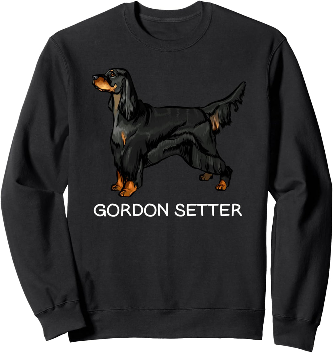 Gordon Setter verrückter Hundelieb Sweatshirt