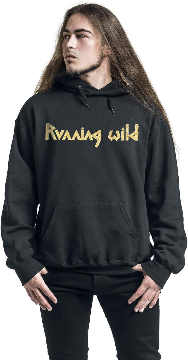 Running Wild Under Jolly Roger (Album) Männer Kapuzenpullover schwarz S