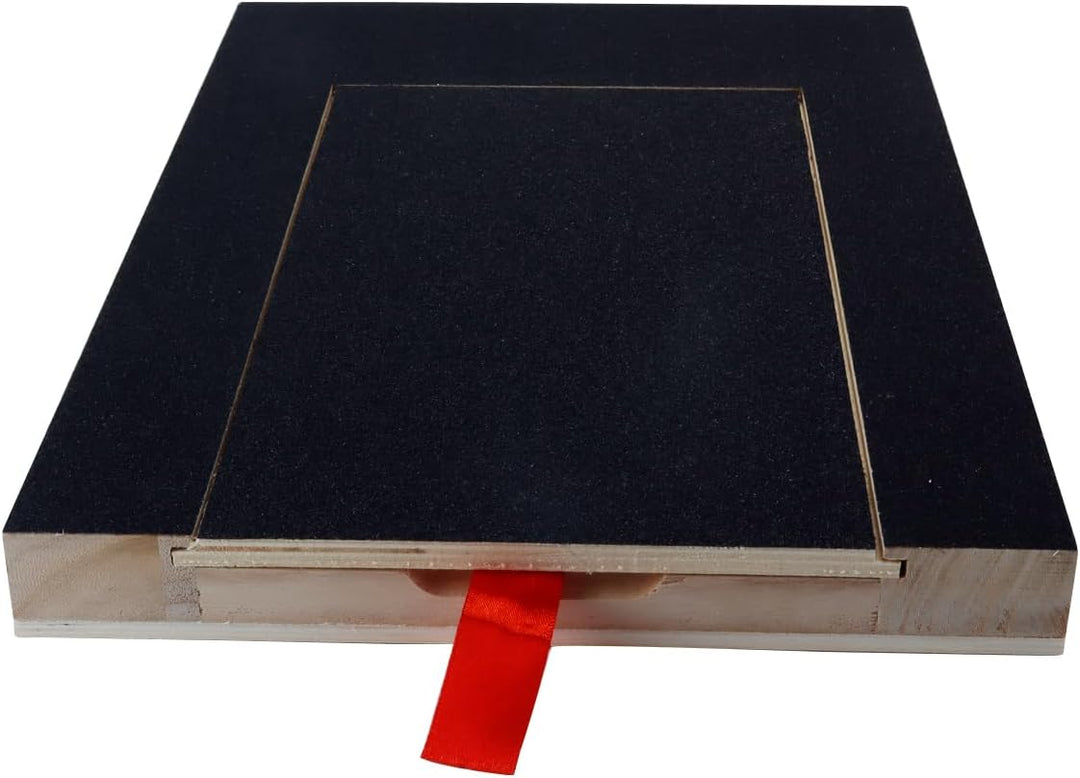Holz-Feilenbrett mit integrierter Snackbox, Schleifpapier-Welpen-Schleifpad, stabiles Hundepfoten-Kr