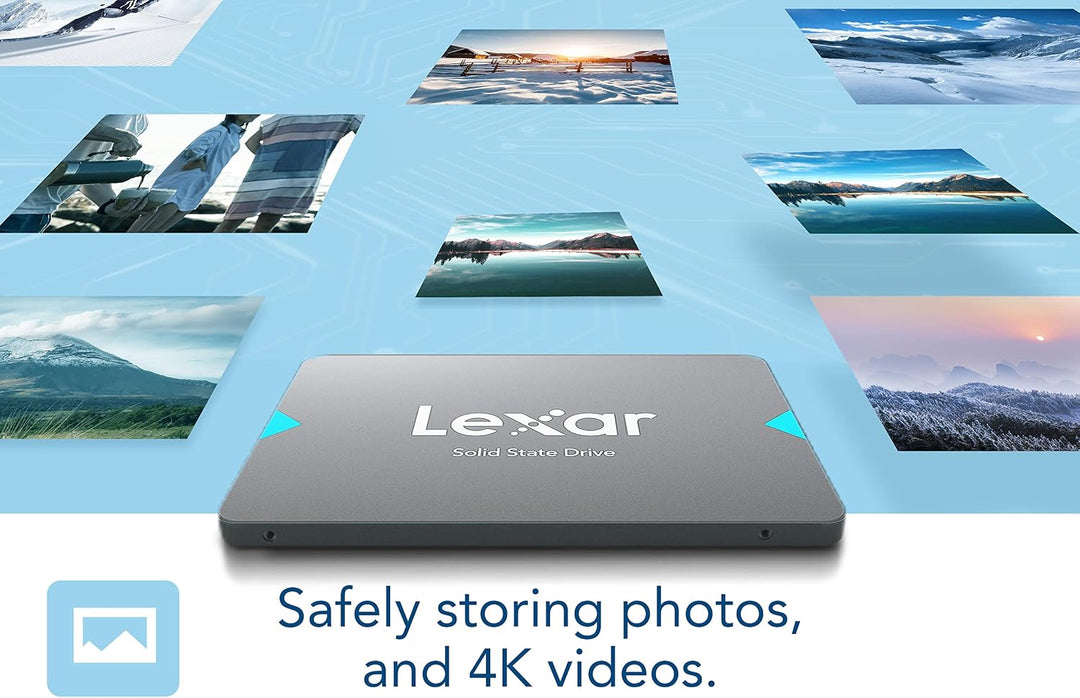Lexar NQ100 2,5 Zoll SATA III (6 Gb/s) 240 GB SSD, bis zu 550 MB/s Lesen Solid-State-Laufwerk, Inter