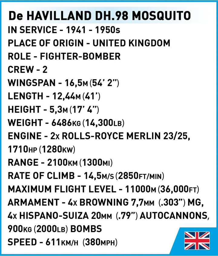 COBI 5735 Mosquito Bausteine, Various