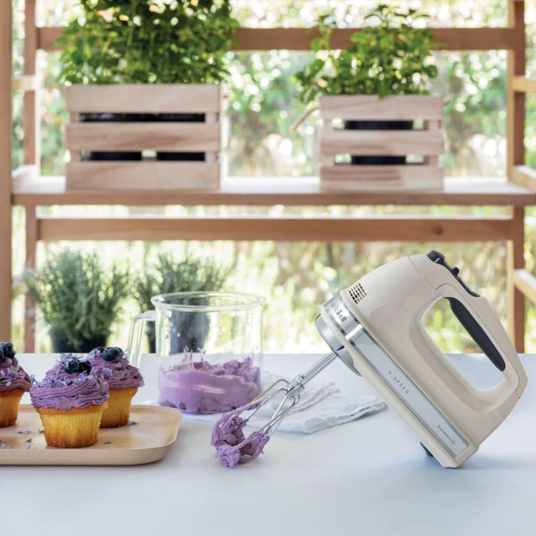 KitchenAid 5KHM9212EAC Handrührgerät, Edelstahl, Kunststoff, crème, Crème