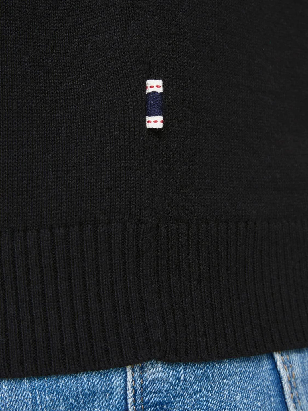 JACK &amp; JONES Herren Strickpullover Rundhalspullover JJEEMIL Knit Crew Neck S Black2, S Black2