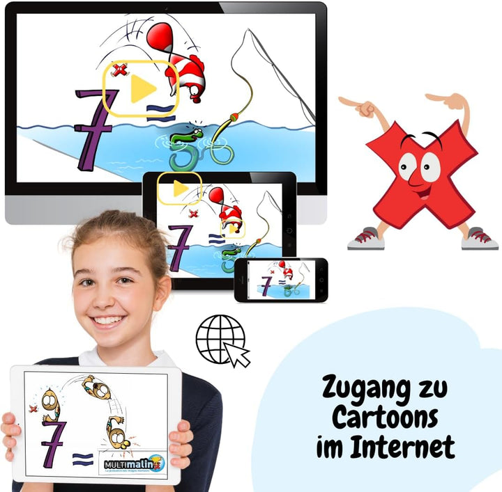 Multimalin Das kleine Einmaleins (ONLINE + DVD), ONLINE + DVD