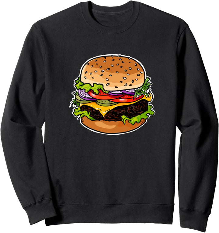 Cheeseburger Hamburger Sweatshirt