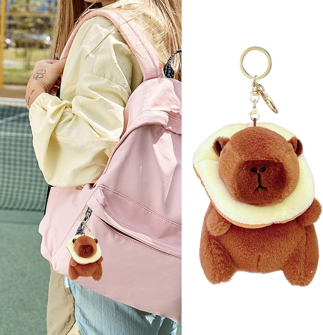 Capybara Plüsch Schlüsselanhänger Leichtgewicht Charm Anhänger Accessoires | Plüsch Schlüsselanhänge