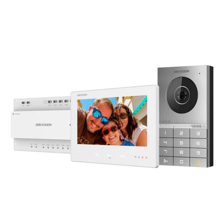 Kit de Video Porteiro Hikvision HD Villa Kit 2 Fios - DS-KIS706EY