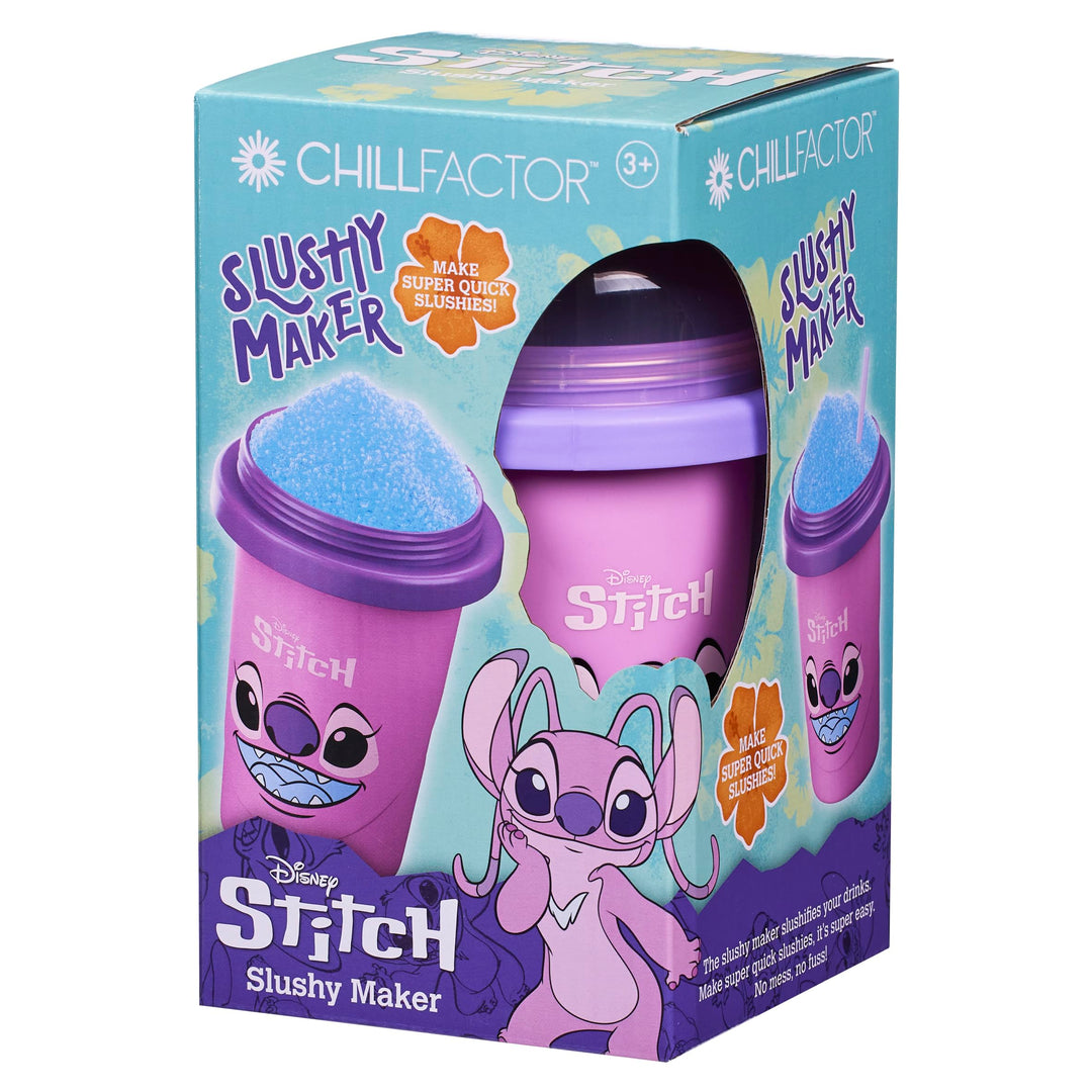 ChillFactor 08259 Stich Disney Stitch Angel-Wiederverwendbarer Squeeze Cup Slushy Maker mit Engel-Ch