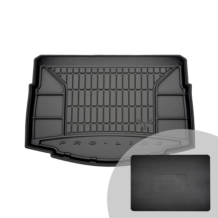 FROGUM ProLine 3D Gummimatte Exklusive Auto Kofferraummatte Kofferraumwanne für Volkswagen Golf VII