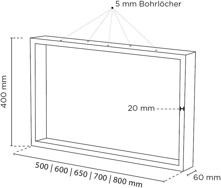 sossai® Couchtischkufen aus Stahl (pulverbeschichtet) | CKK1 | Farbe: Gold | Breite 50 cm x Höhe 40