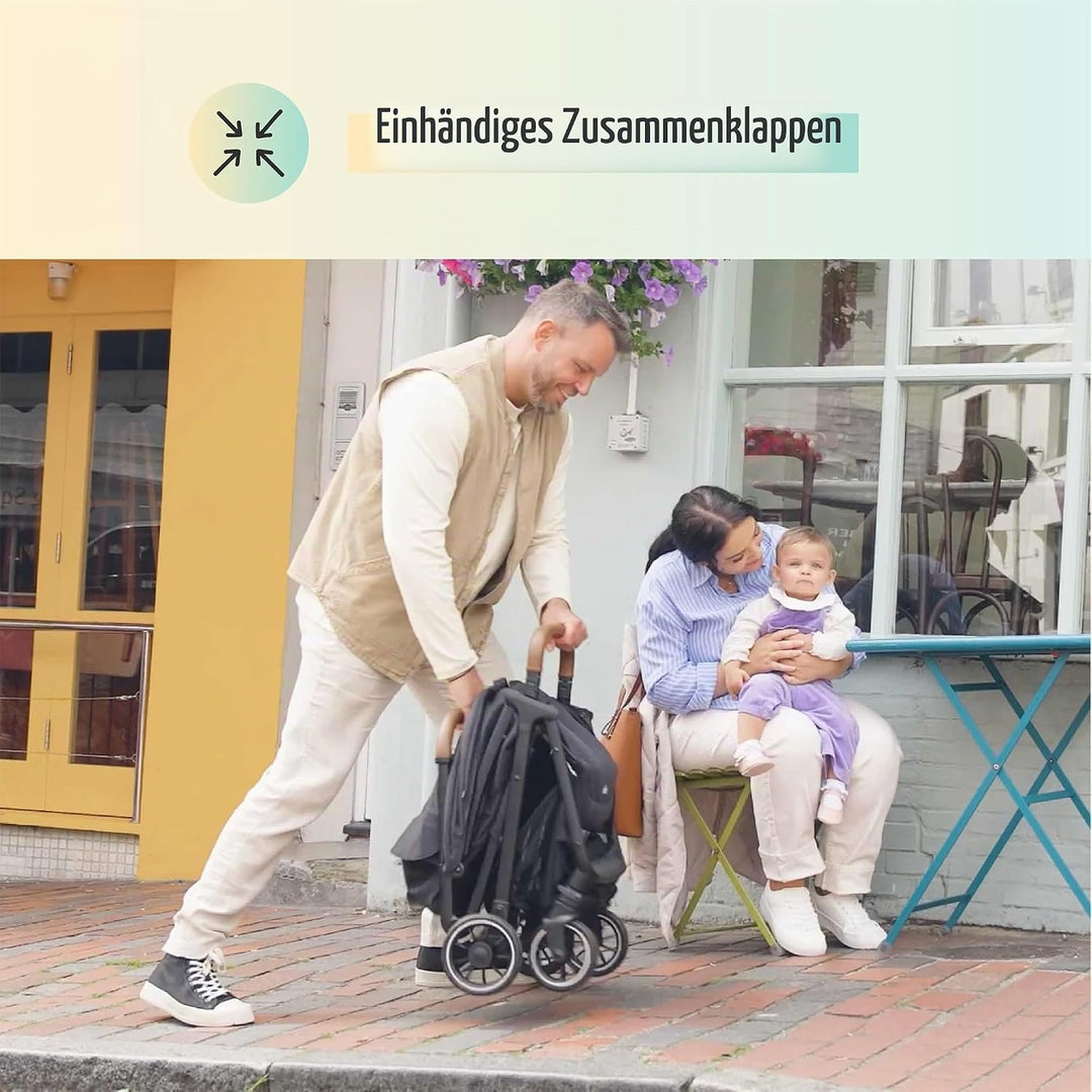 Joie Pact™ Pro Travel-System, Buggy + i-Snug™ 2 Babyschale, ab Geburt Pebble, Pebble
