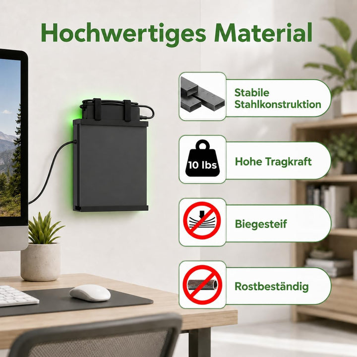 2-Packung Mini PC Halterung für Dell Optiplex Micro PC VESA Wand und Unter Schreibtisch Halterung fü