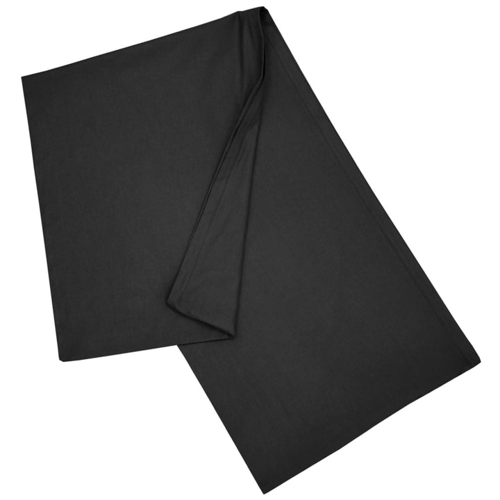 Seitenschläferkissen Bezug 40x200 cm Kissenbezug Schwarz Schwarz 40 x 200 cm, Schwarz 40 x 200 cm