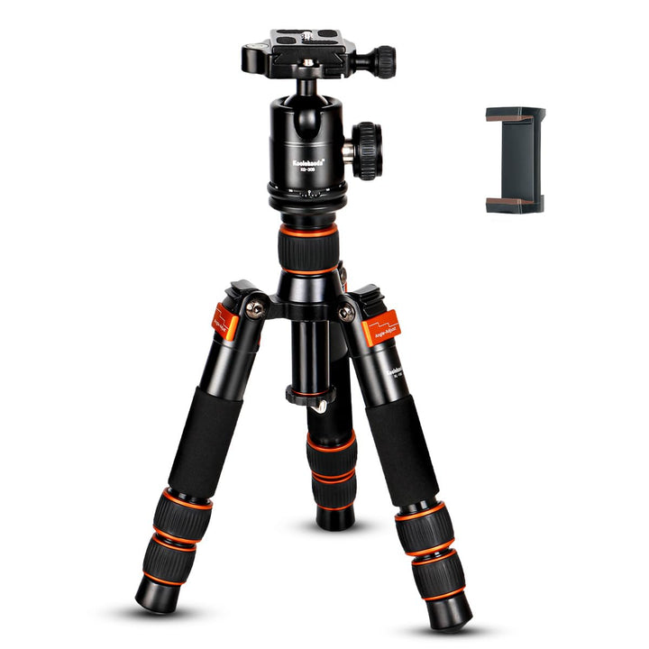 Koolehaoda Mini Stativ Kamera 55cm Aluminium Kompaktes kleines Tischstativ Reisestativ mit 360° Kuge